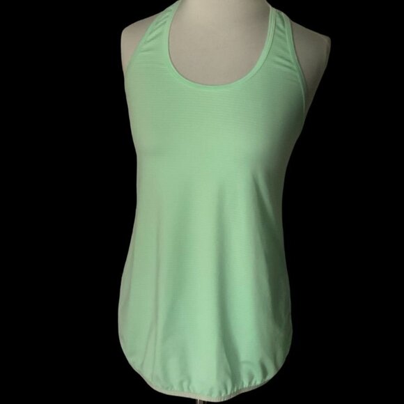 TEK GEAR LADIES ATHLETIC SLEEVELESS RACERBACK TOP TUNIC ELASTIC WAIST EUC SMALL - Picture 1 of 5
